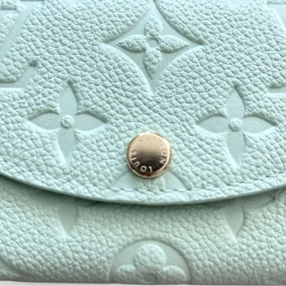 LV Mint Green Card Wallet - Picture 3 of 10